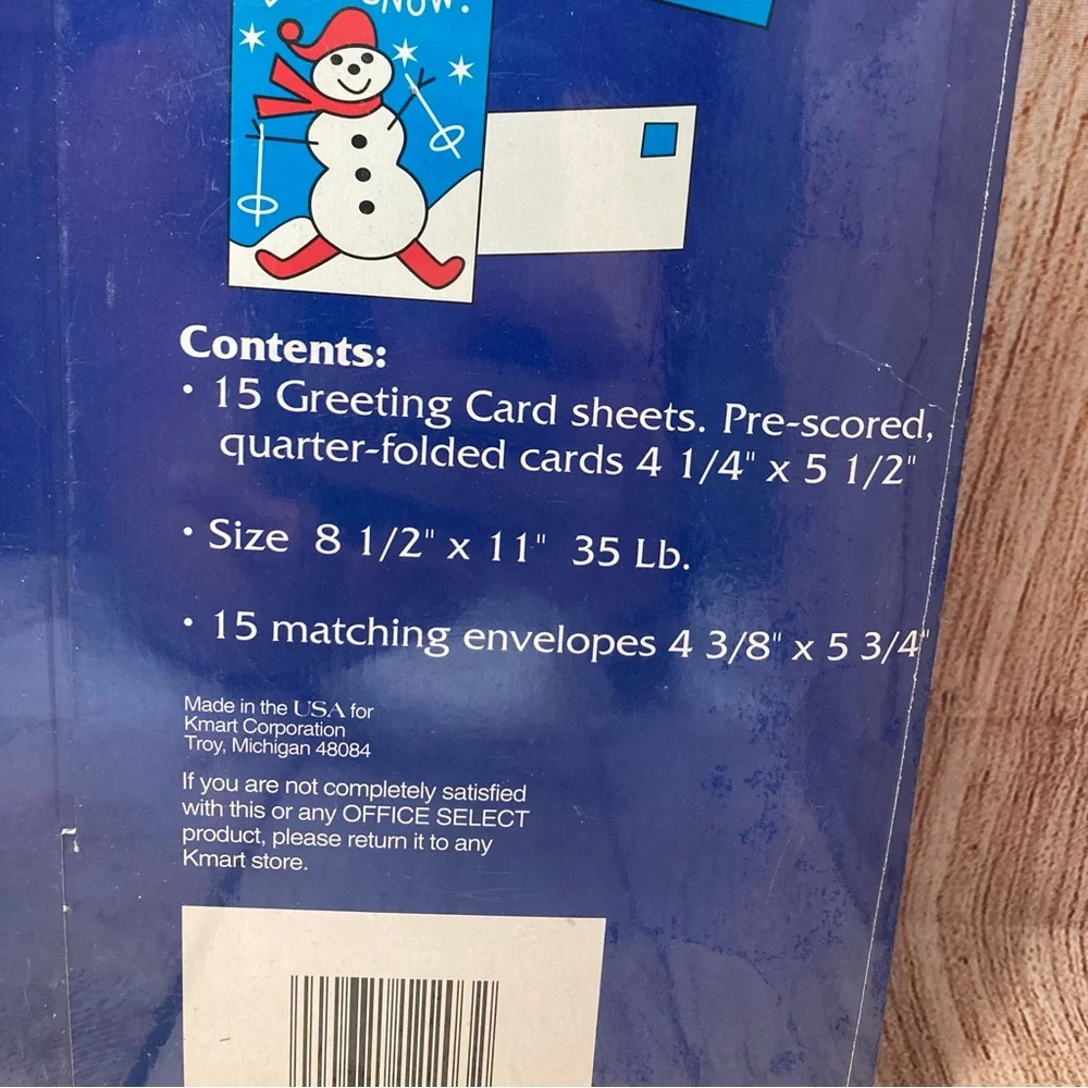 Blank Greeting Cards 15 Sheets & Envelopes Office Select